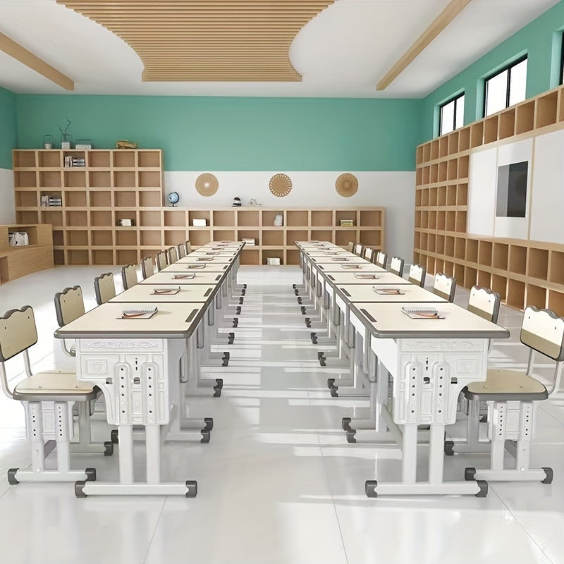 29.92*23.62*15.75InChildren'S Study Table Elementary School Students Writing Homework Table Can Be Raised And Lowered Home School Desk And Chair Set Small