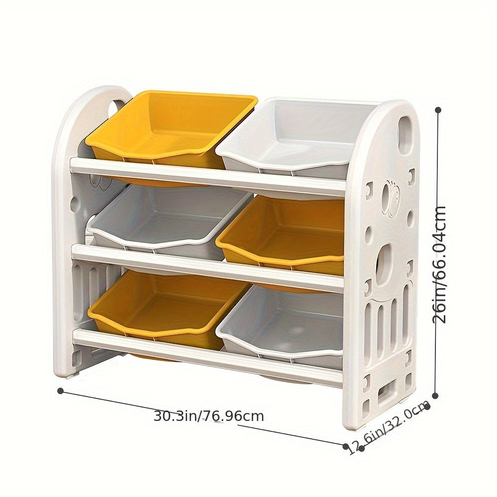 Storage Rack, Open Storage Box, Compartment Classification Storage Basket, Book And Clothing Organizing Box, Large Capacity Shelf Component Storage Cabinet, Multi-layer Classification, Used For Game Room, Bedroom, Living Room