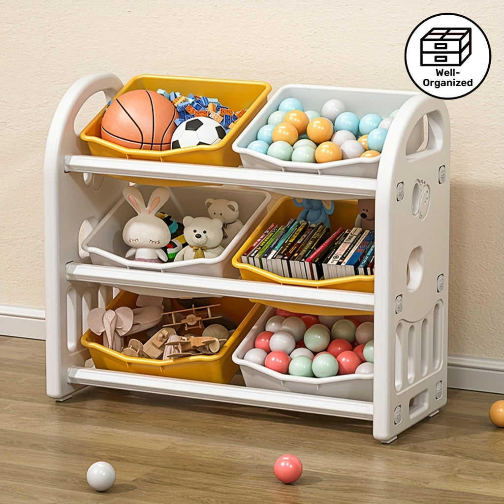 Storage Rack, Open Storage Box, Compartment Classification Storage Basket, Book And Clothing Organizing Box, Large Capacity Shelf Component Storage Cabinet, Multi-layer Classification, Used For Game Room, Bedroom, Living Room